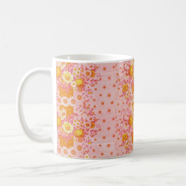 Vintage rosa Tasse (Links)