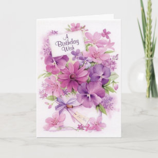 Retro Geburtstagswunsche Karten Zazzle De