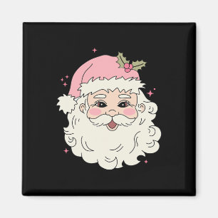 Vintage rosa Weihnachten Santa Claus Frohe Weihnac Magnet