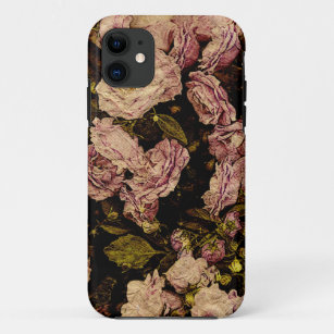 Vintage Rose auf gealtertem Papier - Ichtelefon iPhone 11 Hülle