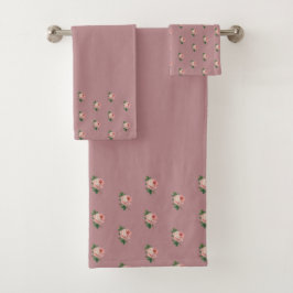 Vintage Rose Badhandtuch Set