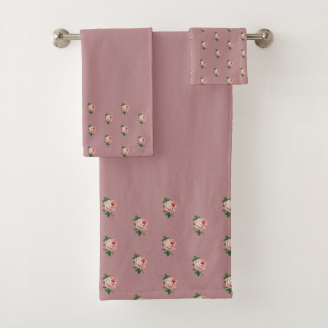 Vintage Rose Badhandtuch Set (Insitu)