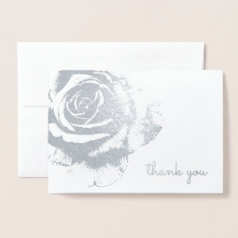 Vintage Rose Blank Jeder Anlass Blank Folienkarte