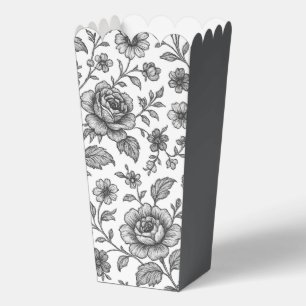 Vintage Rose Blumenmuster Geschenkschachtel