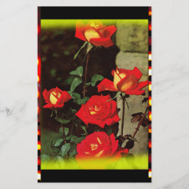 Vintage Rose Briefpapier