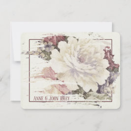 Vintage Rose Einladung