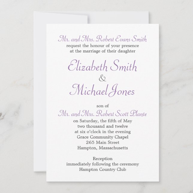 Vintage Rose Einladung (Vorderseite)