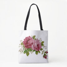 Vintage Rose Eleganz-Taschentasche