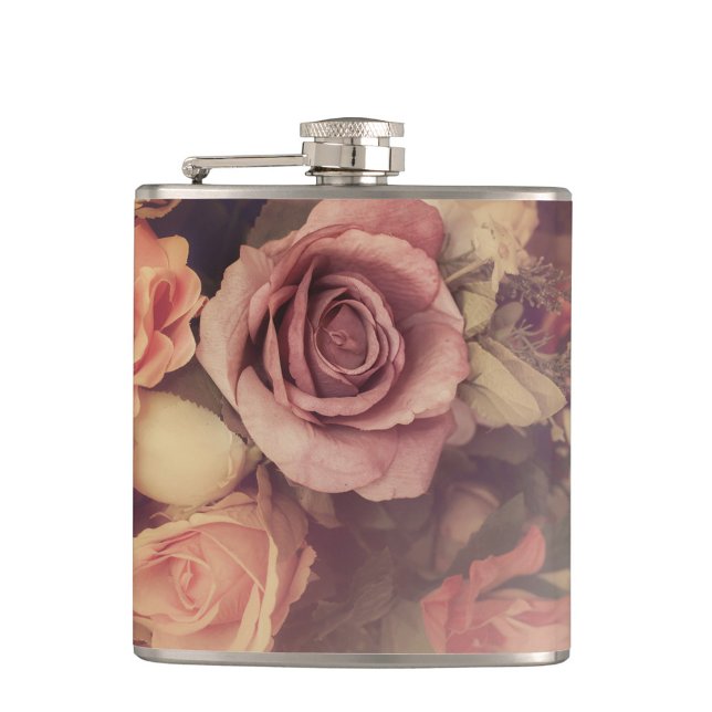 Vintage Rose Flachmann (Mother's Day Vintage Rose Flask!)