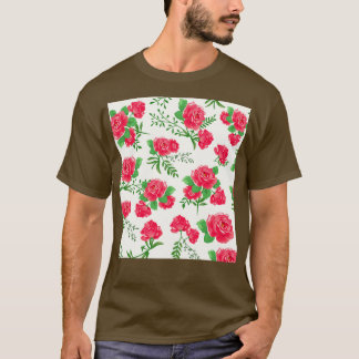 Vintage Rose Floral Shabby Boho Chic Bohemisch Pat T-Shirt