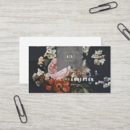 Vintage Rose florale Multifunktionskarte Visitenkarte