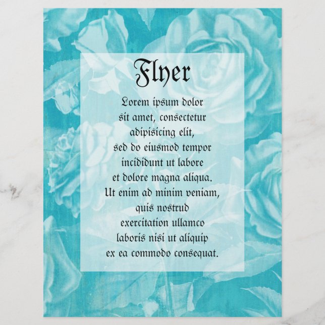 Vintage Rose Flyer (Vorne)