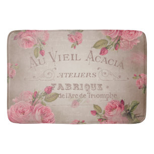 Vintage Rose frensh Rosen der Bad-Matte elegant Badematte