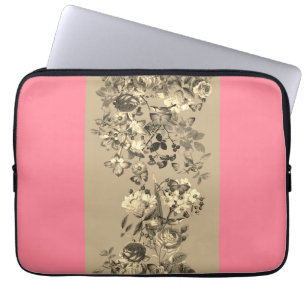 Vintage Rose Garden Classic Neutrals Laptopschutzhülle