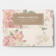 Vintage Rose Garden | Kraft Pink Floral Wedding