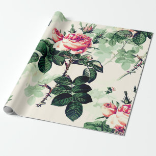 Vintage Rose Geschenkpapier