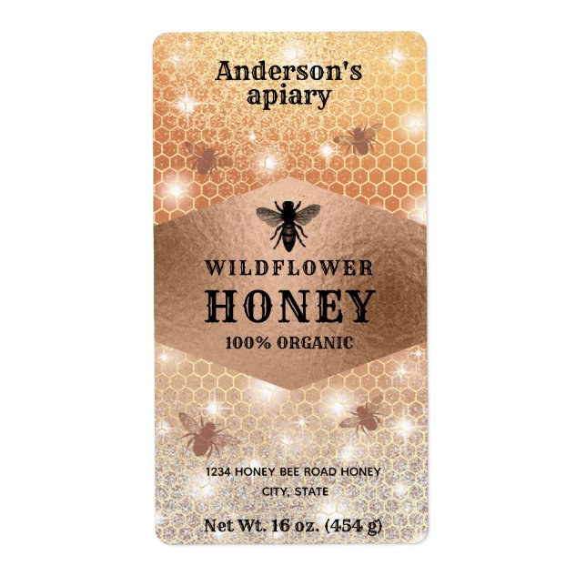 Vintage Rose Goldklee (Vorne)