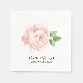 Vintage Rose Hochzeit Serviette