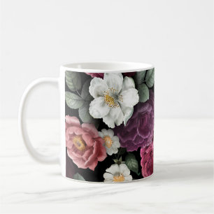 Vintage Rose Illustration Art Kaffeetasse