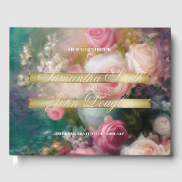 Vintage Rose im alten niederländischen Stil Gästebuch