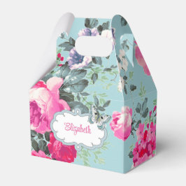 Vintage Rose Individuelle Name Geschenke, Gefällig Geschenkschachtel