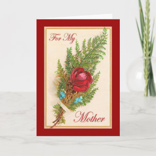 Vintage Rose Karte