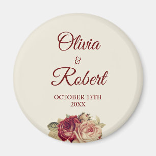 Vintage Rose Magnet