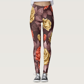 Vintage Rose nahtlos Leggings