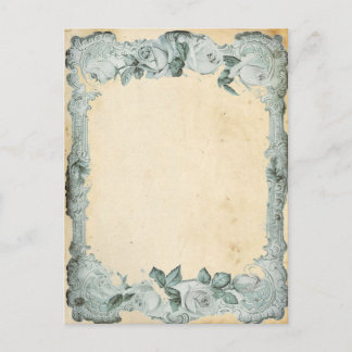 Vintage Rose Postkarte
