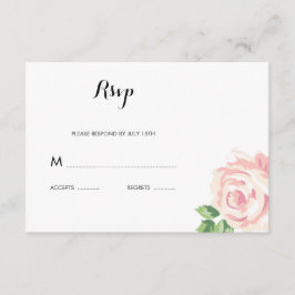 Vintage Rose - RSVP-Karte RSVP Karte