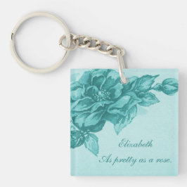 Vintage Rose Schlüsselanhänger