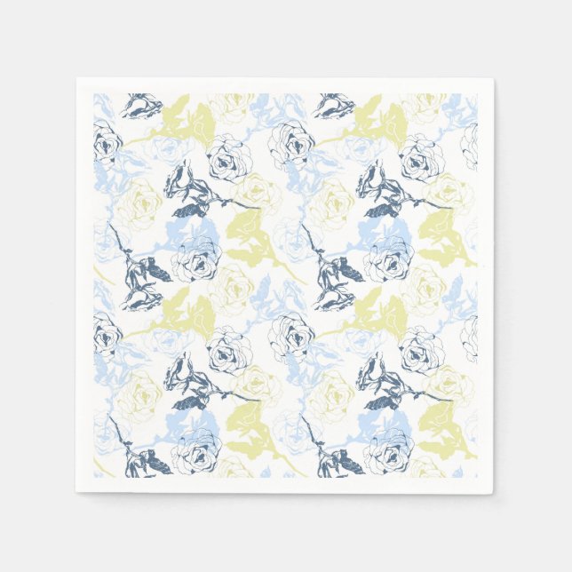 Vintage Rose Serviette (Vorderseite)