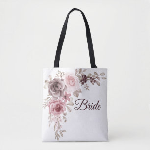 Vintage Rose und Blume Tasche