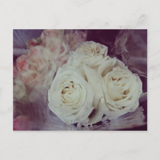 VINTAGE ROSE V POSTKARTE