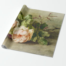 Vintage Rose von Margaretha Roosenboom Geschenkpapier