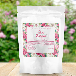 Vintage Rose Wasserfeste Badehose - Etikett