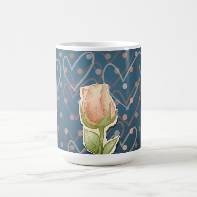 Vintage Rosebude, Tasse (Mittel)