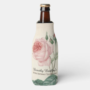 Vintage Rosen-80. Geburtstags-Feier-Flasche Flaschenkühler