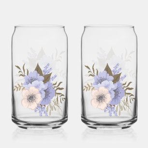 Vintage-Rosen-Blumenkunst   Retro-botanische Blume Dosenglas