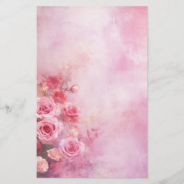 Vintage Rosen Briefpapier