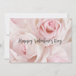 Vintage Rosen Elegant Bouquet Valentinstag Karte
