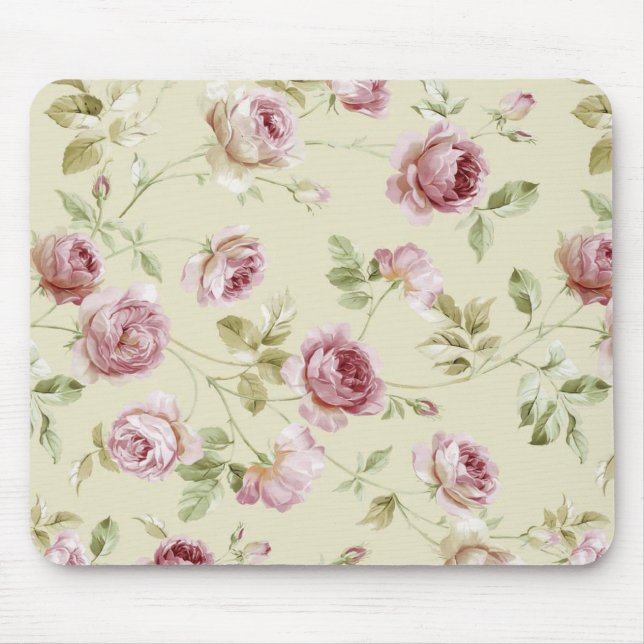 Vintage Rosen Mousepad (Vorne)