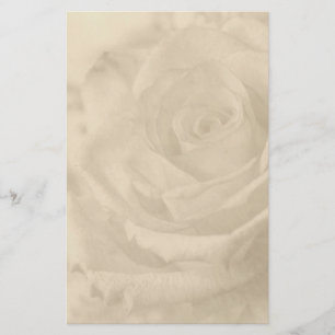 "Vintage Rosen-" Schreibens-Papier Briefpapier