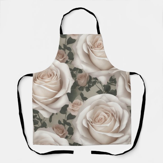 Vintage Rosen Schürze (Vorderseite)
