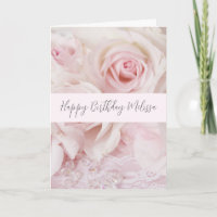 Vintage Rosen und elegante Spitzen - Geburtstag