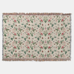 Vintage Rosengarten in Rosa Decke