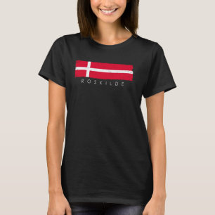 Vintage Roskilde Dänemark Urlaub Dänemark Liebhab T-Shirt