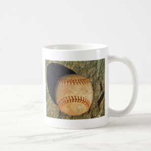 Vintage Rot-Naht Kaffeetasse