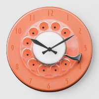 Vintage Rotary Dial Novelty Wall Clock