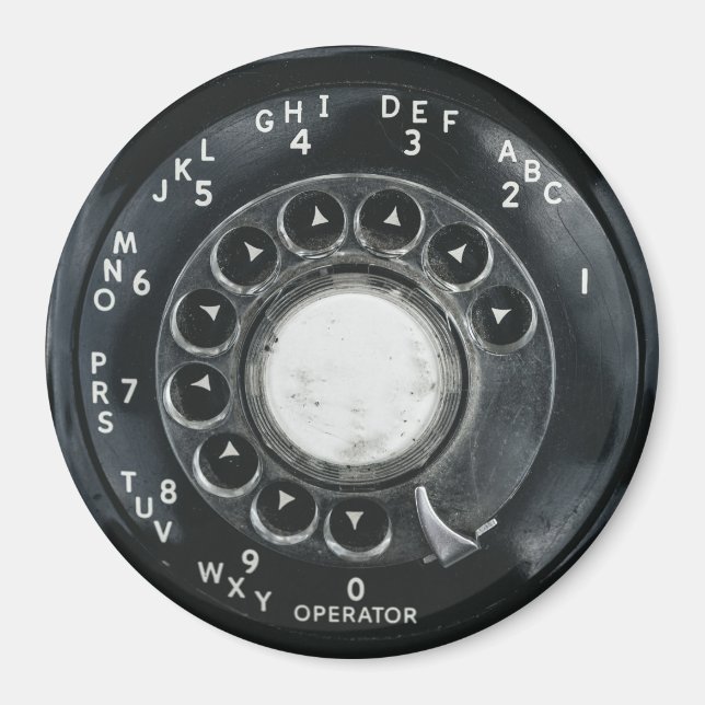 Vintage Rotary Phone Magnet (Vorne)